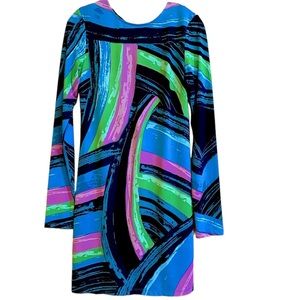 JB by Julie Brown Abstract Print Dress (M)
